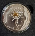 Latvia - 5 Euro Silver Coin 2025 -  sun And Wind  Liepaja 400 Music And Woman