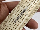 Cribbage Board Handcrafted Cow Bone With Chinese Lettering Dragons Free Shipping