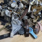8 Lbs Broken Vintage Wrist Watch Lot Quartz Mixed Bulk  Parts Only Junk Repair