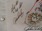 Auto John Daly Signed Grip It And Sip It Flag Golf Masters Champion Autograph