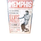 Elvis Presley Live Memphis Poster Metal Sign  8 x12 