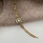 Gold French Vintage Style Flower Unique Dainty Women   s Wrist Watch