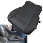 Driver Side Bottom Back Seat Covers Perforated Leather Black  hb F150 2015-2017