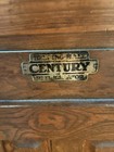 Antique Belding Hall Century Single Door Ice Box Refrigerator W ice Tongs