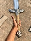 New Marto Conan Atlantean Silver Sword - Official Conan Barbarian Movie Replica