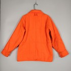 Vintage Saf-t-bak Jacket Mens Xl Blaze Orange Wool Hunting Field Made In Usa