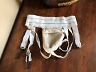 Vintage Sr Ccm 34   -38    Protective Sport Cup Jock Strap Sock Garter Suspenders