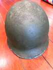 M1 Fixed Bale  Front Seam Steel Pot With Original Chinstraps