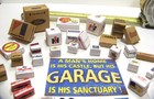 1 24 Scale Huge Garage mancave Auto Parts  Wall Art   More