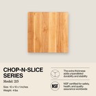 John Boos Chop-n-slice Wood Cutting Board With Eased Corners  Maple