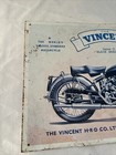 The Vincent Motorcycle Tin 11    Long X  15 1 2    Wide