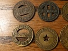 Lot Of 10 Assorted Transit Tokens   Circulated