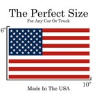 Large Us United States Of America Usa Flag Car Truck Window Decal Sticker Pat   