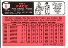 1966 -roy Face- Topps Autograph signed auto Baseball Card  461 Pirates