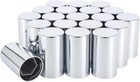 20 Pack Lug Nut Covers 33mm By 3-1 2  Thread On Flat Top Cylinder Nut Cover