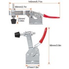 12pcs Toggle Clamps 220lbs Quick-release For Woodworking Heavy Duty