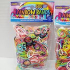 5400 New Multi Rainbow Color Loom Refill Rubber Bands With 216 C-clips 9 Packs