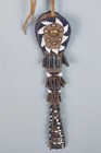 Large Native American Apache Beaded Awl Case With Tinklers
