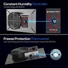 Abestorm 540cfm Ip-55 Crawlspace Ventilation Fan With Humidistat Thermostat