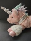 Animal Alley Toys R Us Vintage Y2k Pastel Pink 19  Unicorn Plush W  Yarn Mane