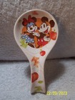 Disney Mickey   Minnie Mouse Fall  Autumn  Thanksgiving Ceramic Spoon Rest New