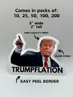 Trumpflation Anti-trump Inflation Stickers For Grocery Prices Gas Pumps