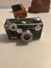 Vintage Argus C3 35mm Camera 50mm F 3 5 Coated Cintar Lens Leather Case Untested