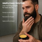 Biotin Beard Balm For Men Care     Moustache   Beard Hair Growth  Shaper  Straight