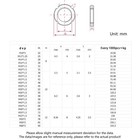 304 Stainless Steel Round Slotted Locknut Retaining Nut M10 M12 M14 M16 M18 m60