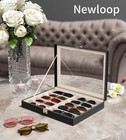 Newloop Sunglass Organizer  10 30 Slots  Display Case For Eyeglasses