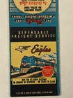 Missouri Pacific Lines Railroad Flat Matchbook Cover Route Of The Eagles Freight