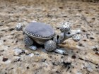 Adorable Vintage Florenza  Bobble Head Nodder Poodle Dog Bone Pin Cushion Fs