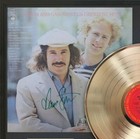 Simon   Garfunkel Framed Black Wood Reproduction Signature Gold Lp Display 