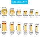 Compression Fittings Kit 6 Sizes Brass Ferrules   Inserts Air Water
