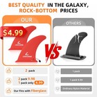 Fin 9 Surfing Sup Fins 2 Pcs  usd 4 99 1 Pcs  Inflatable Paddle Board Fin Qu