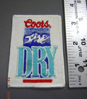 Vintage Coors Dry Beer Hat-jacket Sew-on  Embroidered Patch