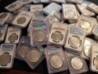 Estate Coin Lot Us Morgan Silver Dollar   Pcgs Ngc   O S P   Bu Ms Unc Dollars