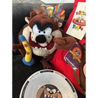 Looney Tunes Tasmanian Devil   Foghorn Leghorn Plush Red Baseball Pillow   Bowl