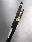 Advanced 4 4 Violin Bow Carbon Fiber Bow Ebony Frog Natural Black Horsehair Bow