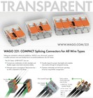  15pcs  Wago Lever-nuts 2 3 5 Conductor Terminal Block  Splicing Wire Connector