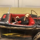 Rare 1960 s Monogram 1 32 1934 Ford Slot Car Built Kit Working With Good Tires
