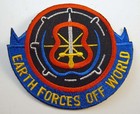 Babylon 5  earth Forces Off World Patch  New Old Stock  nos  1998 Fan Club Wb