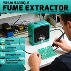 Yihua 948dq-v Soldering Fume Extractor With Flexible Clamp   Dual Filter System