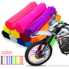 72pcs Universal Motorcycle Spoke Skins Covers Wraps Motorbike Wheel Pipe Guard
