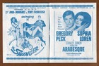 Regent Theater Handbill Flyer  Vintage 1966  Sean Connery  Gregory Peck  1960s