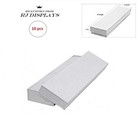 10 Pack White Swirl Cotton Boxes Jewelry Bracelet  Watches  Necklace And Ankl   