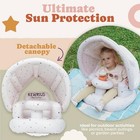 Inflatable Baby Seat For Babies 3  Months With Removable Canopy     Baby Floor 