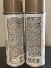 Lot 2 Krylon Glitter Blast 5 75 Oz  Rose Gold Spray Paint