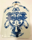 Vtg Blorn Wiinblad Rosenthal Trivet Porcelain Wall Plaque Japan Seito Danish Mcm