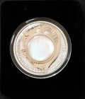 2015 Australian White Mother Of Pearl Shell 1 Oz  Silver Coin Only 3k Mint Perth